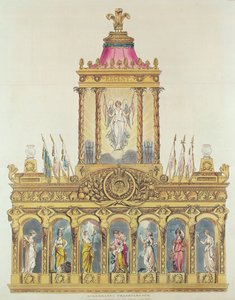 Ackermanns Transparantie, juni 1814 door English School